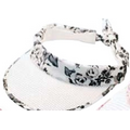 Ladies' Floral Bow-Tie Closure Visor